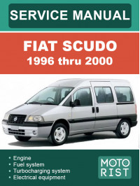 Fiat Scudo з 1996 по 2000 рік, керівництво з ремонту та експлуатації у форматі PDF (англійською мовою)