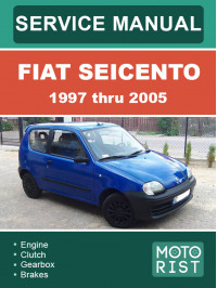 Fiat Seicento 1997 thru 2005, service e-manual
