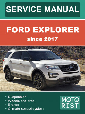 Ford Explorer since 2017, repair e-manual