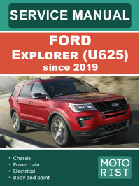 Ford Explorer (U625) с 2019 года, руководство по ремонту и эксплуатации в электронном виде (на английском языке)