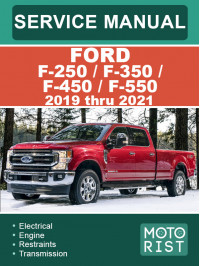 Ford F-250 / F-350 / F-450 / F-550 2019 thru 2021, service e-manual