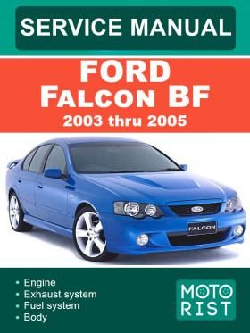 Посібник з ремонту Ford Falcon BF з 2003 по 2005 рік у форматі PDF (англійською мовою)