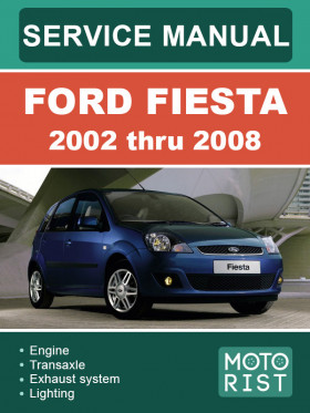 Руководство по ремонту Ford Fiesta c 2002 по 2008 год в электронном виде (на английском языке)