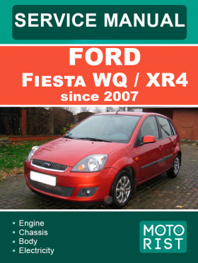 Книга по ремонту Ford Fiesta WQ / XR4 с 2007 года в формате PDF (на английском языке)