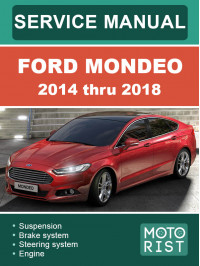 Ford Mondeo с 2014 по 2018 год, руководство по ремонту и эксплуатации в электронном виде (на английском языке)