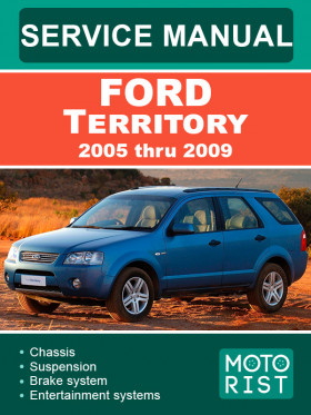 Посібник з ремонту Ford Territory з 2005 по 2009 рік у форматі PDF (англійською мовою)