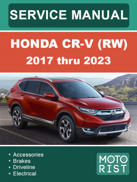 Honda CR-V (RW) 2017 thru 2023, repair e-manual