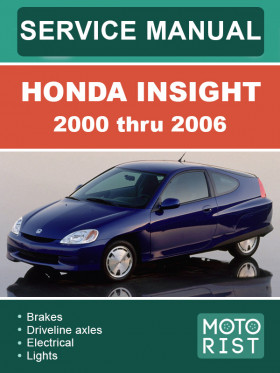 Honda Insight 2000 thru 2006, repair e-manual