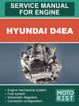 Посібник з ремонту двигунів Hyundai D4EA у форматі PDF (англійською мовою)