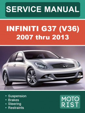 Книга по ремонту Infiniti G37 (V36) с 2007 по 2013 год в формате PDF (на английском языке)