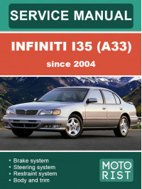 Infiniti I35 (A33) с 2004 года, руководство по ремонту и эксплуатации в электронном виде (на английском языке)