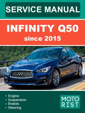 Книга по ремонту Infinity Q50 c 2015 года в формате PDF (на английском языке)