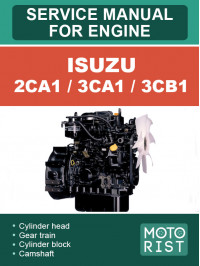Isuzu 2CA1 / 3CA1 / 3CB1, руководство по ремонту двигателя в электронном виде (на английском языке)