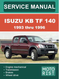 Isuzu KB TF 140 с 1993 по 1996 год, руководство по ремонту и эксплуатации в электронном виде (на английском языке)