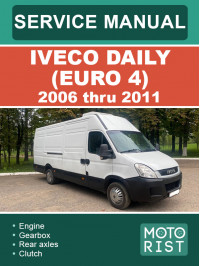 Iveco Daily (Euro 4) с 2006 по 2011 год, руководство по ремонту и эксплуатации в электронном виде (на английском языке)