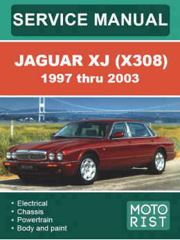 Jaguar XJ (X308) с 1997 по 2003 год, руководство по ремонту в электронном виде  (на английском языке)