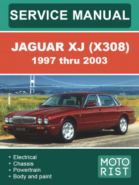 Книга по ремонту Jaguar XJ (X308) с 1997 по 2003 год в формате PDF (на английском языке)