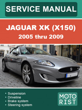 Посібник з ремонту Jaguar XK (X150) з 2005 по 2009 рік у форматі PDF (англійською мовою)
