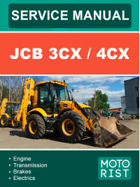 JCB 3CX / 4CX, руководство по ремонту и эксплуатации экскаватора в электронном виде (на английском языке)