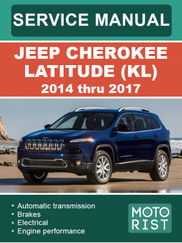 Jeep Cherokee Latitude (KL) з 2014 по 2017 рік, керівництво з ремонту та експлуатації у форматі PDF (англійською мовою)
