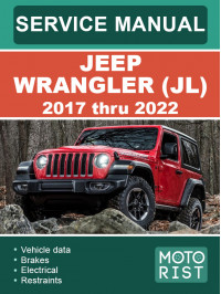 Jeep Wrangler (JL) с 2017 по 2022 год, руководство по ремонту и эксплуатации в электронном виде (на английском языке)