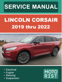 Lincoln Corsair 2019 thru 2022, service e-manual