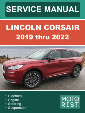 Посібник з ремонту Lincoln Corsair з 2019 по 2022 рік у форматі PDF (англійською мовою)