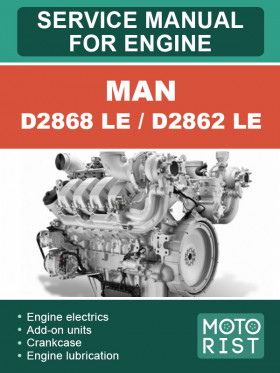 Посібник з ремонту двигуна MAN D2868 LE / D2862 LE у форматі PDF (англійською мовою) Посібник з ремонту двигуна MAN D2868 LE / D2862 LE у форматі PDF (англійською мовою)
