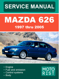 Mazda 626 с 1997 по 2005 год, руководство по ремонту и эксплуатации в электронном виде (на английском языке)