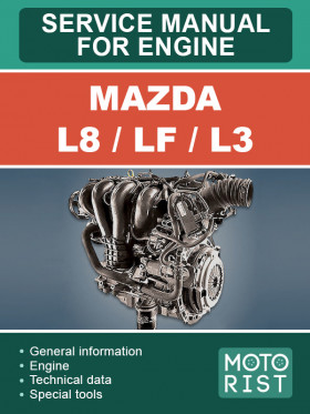 Посібник з ремонту двигуна Mazda L8 / LF / L3 у форматі PDF (англійською мовою)