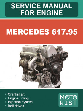 Посібник з ремонту двигуна Mercedes 617.95 у форматі PDF (англійською мовою)