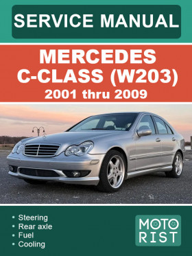 Mercedes Benz C-Class (W203) 2001 thru 2009, repair e-manual Mercedes Benz C-Class (W203) 2001 thru 2009, repair e-manual