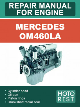 Посібник з ремонту двигуна Mercedes OM460LA у форматі PDF (англійською мовою)
