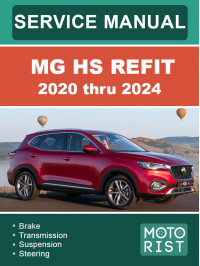 MG HS Refit 2020 thru 2024, service e-manual MG HS Refit 2020 thru 2024, service e-manual