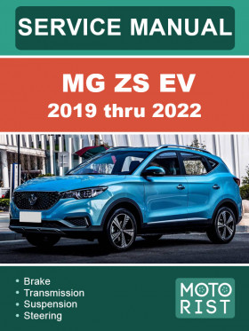 MG ZS EV 2019 thru 2022, repair e-manual MG ZS EV 2019 thru 2022, repair e-manual