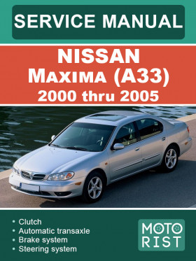 Nissan Maxima (A33) 2000 thru 2005, repair e-manual 2 parts