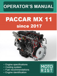 Paccar MX 11 since 2017 engine, user e-manual