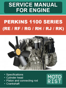 Engines Perkins 1100 Series (RE / RF / RG / RH / RJ / RK), service e-manual
