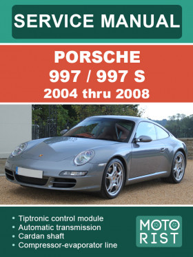 Porsche 997 / 997 S 2004 thru 2008, repair e-manual