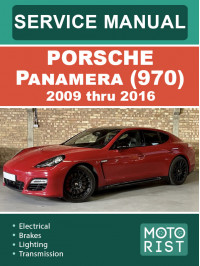 Porsche Panamera (970) 2009 thru 2016, service e-manual