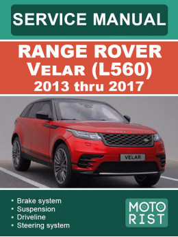 Range Rover Velar (L560) с 2017 по 2022 год, руководство по ремонту и эксплуатации в электронном виде (на английском языке)