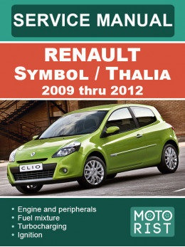 Renault Symbol / Thalia 2009 thru 2012, service e-manual