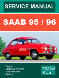 Saab 95 / 96, руководство по ремонту и эксплуатации в электронном виде (на английском языке)