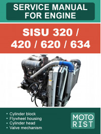 Sisu 320 / 420 / 620 / 634, руководство по ремонту двигателя в электронном виде (на английском языке)