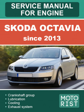 Книга по ремонту двигателя Skoda Octavia (CLHA / CLHB / CKFA / CKFC / CRVC / CUPA / CRKB / CRMB / CUNA / CXXA / CXXB / DBKA / CYKA / CXMA / CUUA / CUUB / DFSA / DDFSB / DDYA / DCYA / DGTE / DJGA / DFFA) c 2013 года, в формате PDF (на английском языке)