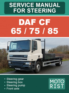 DAF CF 65 / 75 / 85 steering, repair e-manual