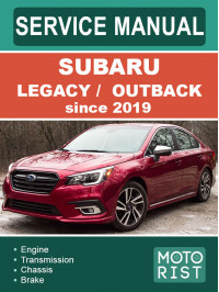 Subaru Legacy / Subaru Outback с 2019 года, руководство по ремонту и эксплуатации в электронном виде (на английском языке)