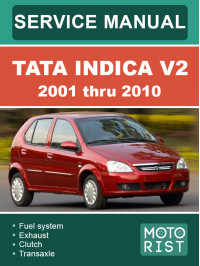 Tata Indica V2 з 2001 по 2010 рік, керівництво з ремонту та експлуатації у форматі PDF (англійською мовою)