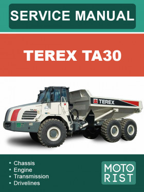 Книга по ремонту самосвала Terex TA30 в формате PDF (на английском языке)