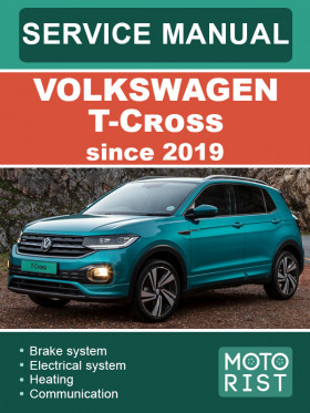 Посібник з ремонту Volkswagen T-Cross з 2019 року у форматі PDF (англійською мовою)